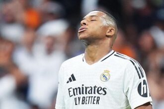 Real Madrid Confirm Kylian Mbappé's Femoral Biceps Injury, Expected to Miss 3 Weeks