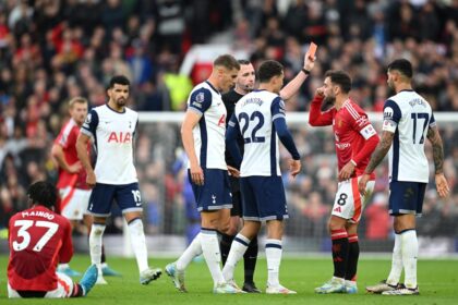 Man United Win Appeal of Bruno Fernandes' Red Card vs Spurs