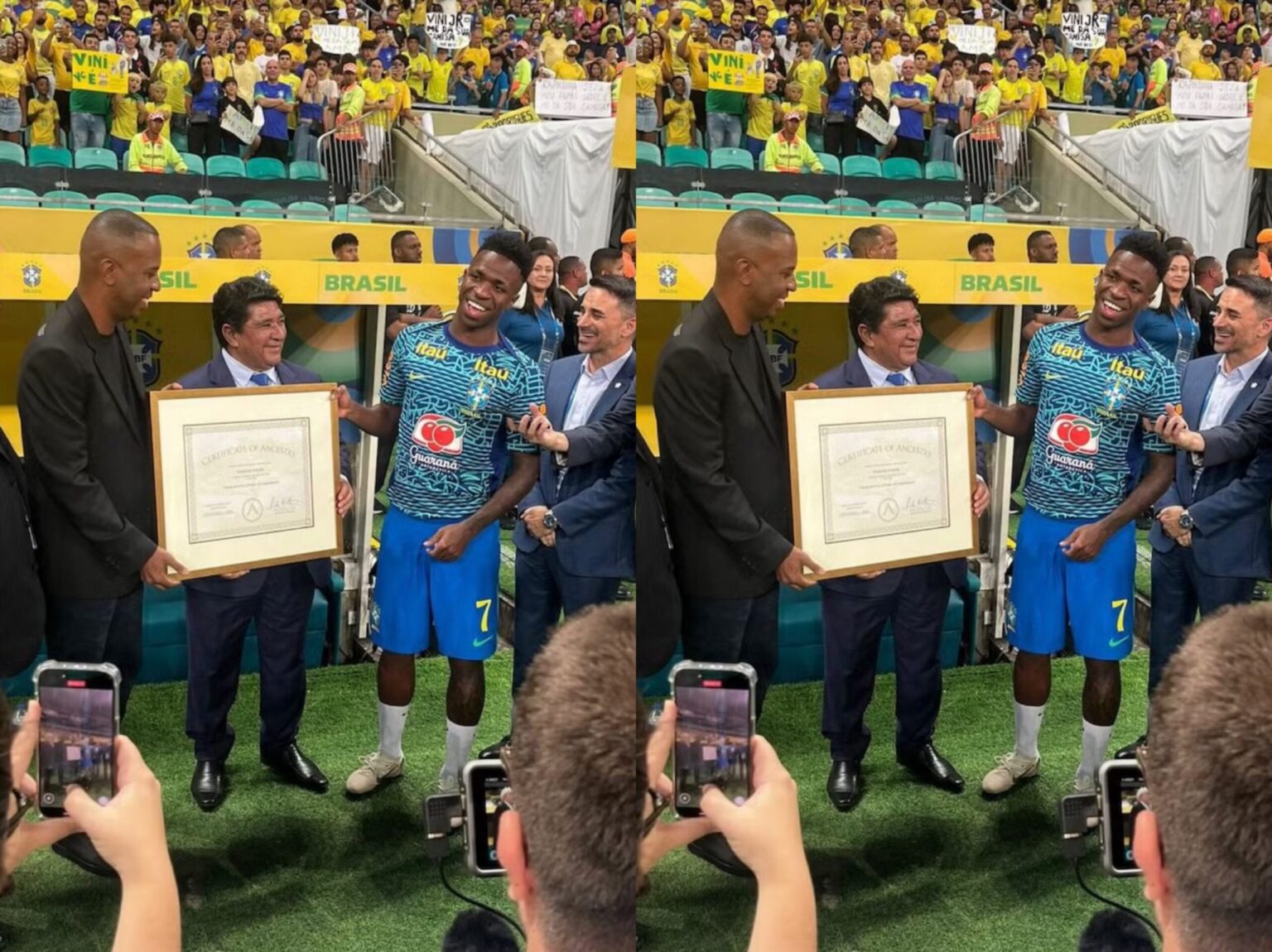Vinicius Junior Confirms Cameroonian Ancestry with DNA Certificate