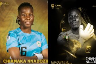 Chiamaka Nnadozie Crowned CAF Women's Goalkeeper of the Year