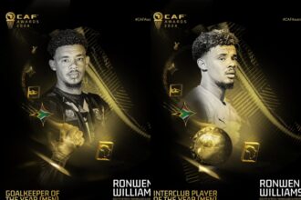 Ronwen Williams Wins Men's Interclub Player of the Year and Men's Goalkeeper of the Year
