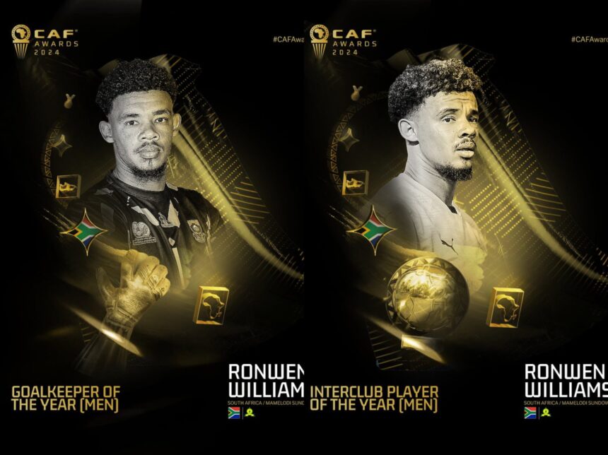 Ronwen Williams Wins Men's Interclub Player of the Year and Men's Goalkeeper of the Year