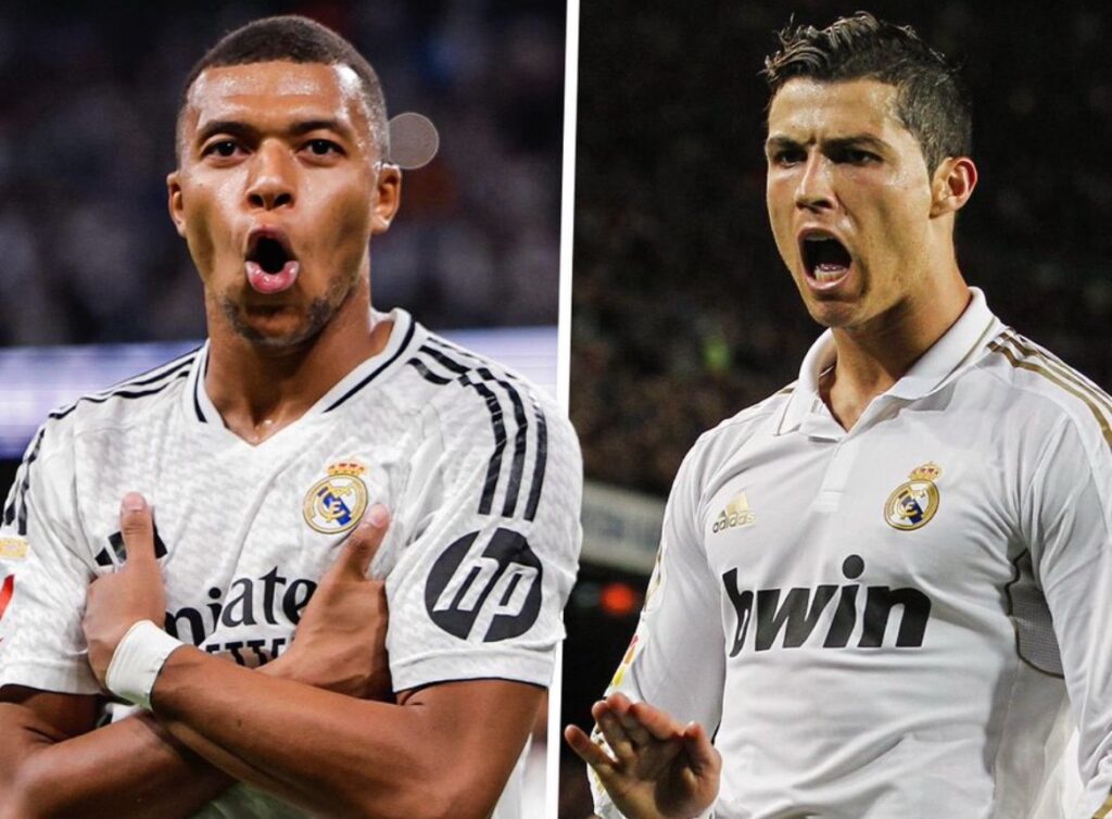 Mbappé Matches Ronaldo's Debut Season Goal Record, Nets First Free-Kick for Real Madrid