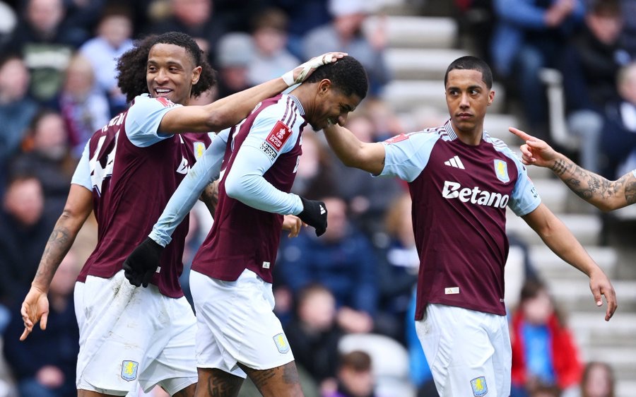 Rashford Nets First Aston Villa Goals in FA Cup Victory Over Preston