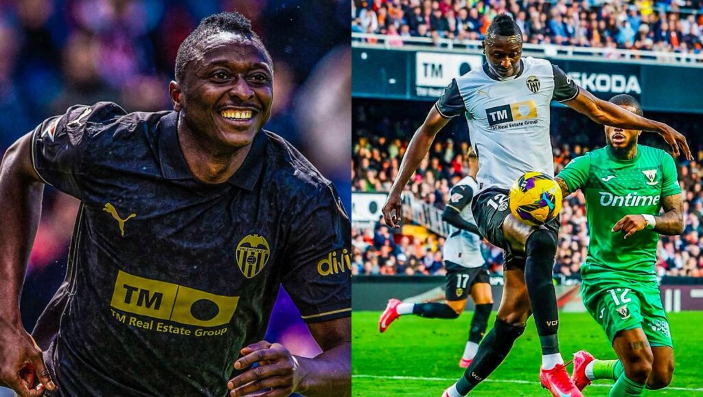 Umar Sadiq Scores Late Equalizer for Valencia
