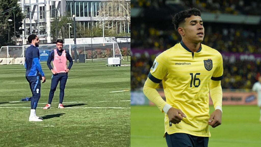 Kendry Páez Training with Strasbourg Ahead of Chelsea Move